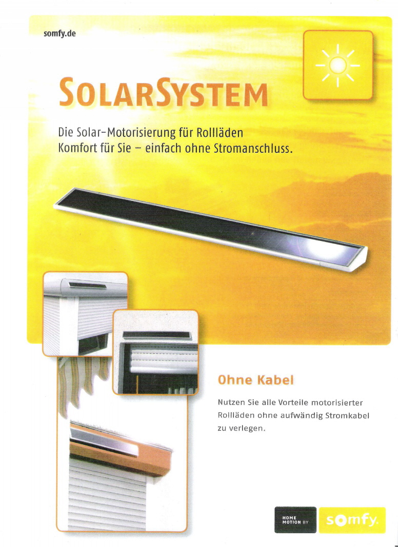 Solar-Rollladen